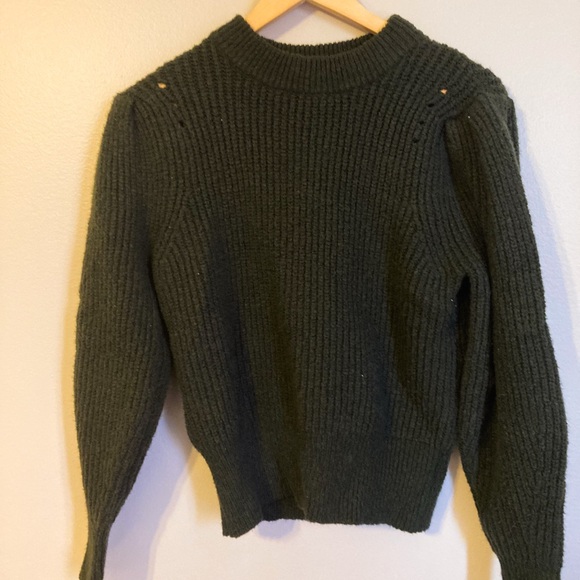 a new day Sweaters - a new day Dark Green Crew Neck Sweater